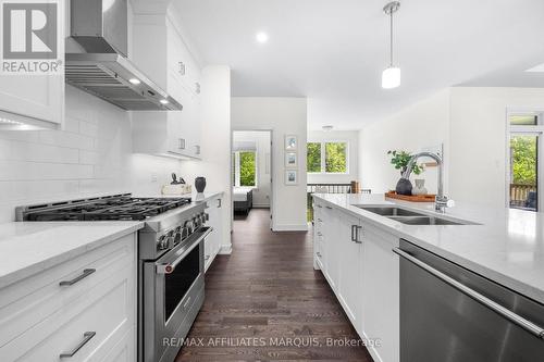 147 Golf Club Road, Rideau Lakes, ON - Indoor Photo Showing Kitchen With Double Sink With Upgraded Kitchen