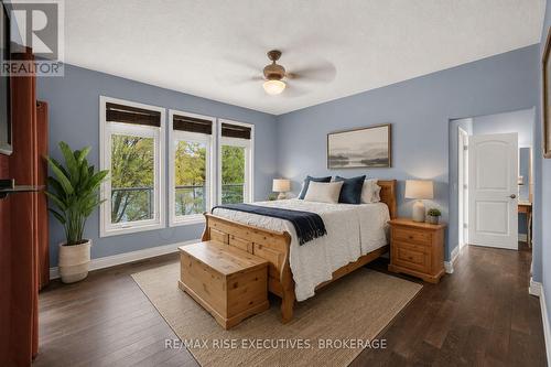 Primary, French Doors Virtually Staged - 1206B Burnt Hills Road, Frontenac (Frontenac South), ON - Indoor Photo Showing Bedroom