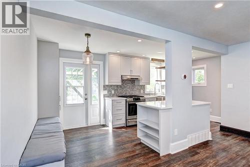 125 Roger Street, Waterloo, ON - Indoor Photo Showing Kitchen With Upgraded Kitchen