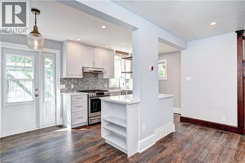 125 Roger Street, Waterloo, ON - Indoor Photo Showing Kitchen With Upgraded Kitchen