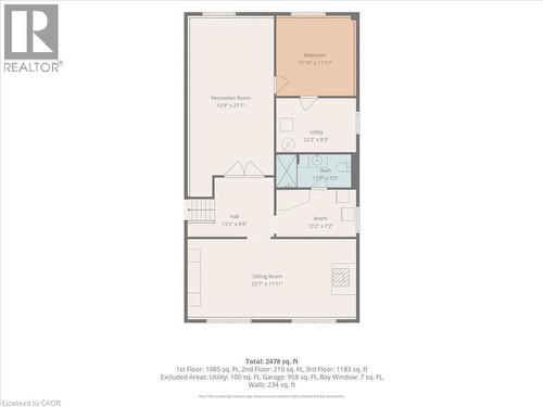 Floor plan - 26 Sideroad 18, Fergus, ON - Other