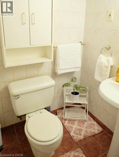 Basement Bathroom - 42 Dalhousie Avenue, Hamilton, ON - Indoor Photo Showing Bedroom