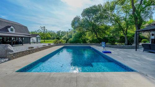 317 Pth 52 Highway W, Steinbach, MB - Outdoor With In Ground Pool With Deck Patio Veranda
