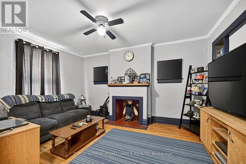 58 Abbott Street, Brockville, ON - Indoor Photo Showing Living Room With Fireplace