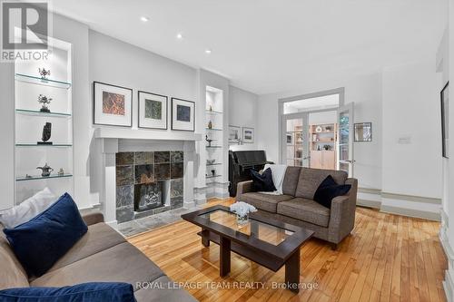 31 Wendover Avenue, Ottawa, ON - Indoor Photo Showing Living Room With Fireplace