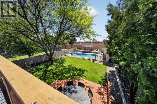 48 Hudson Drive, Brampton, ON - Outdoor With In Ground Pool With Backyard