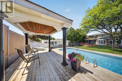 48 Hudson Drive, Brampton, ON - Outdoor With In Ground Pool With Deck Patio Veranda