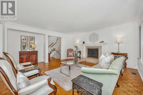 31 Aylen Avenue, Ottawa, ON - Indoor Photo Showing Living Room With Fireplace