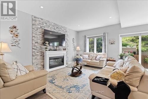 90 Barley Trail, Stirling-Rawdon (Stirling Ward), ON - Indoor Photo Showing Living Room With Fireplace