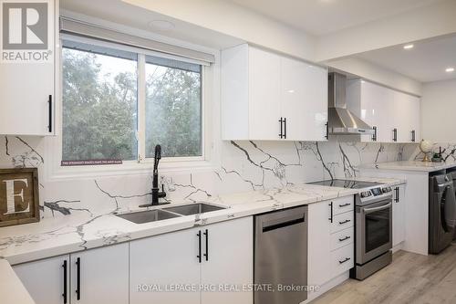 263 Cook Street, Barrie, ON - Indoor Photo Showing Kitchen With Double Sink