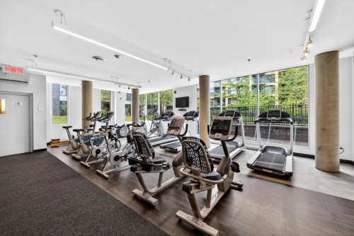 Salle d'exercice - 145-3100 Rue Rachel E., Montréal (Rosemont/La Petite-Patrie), QC - Indoor Photo Showing Gym Room