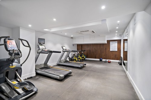 Exercise Room - 1405-1188 Av. Union, Montréal (Ville-Marie), QC - Indoor Photo Showing Gym Room
