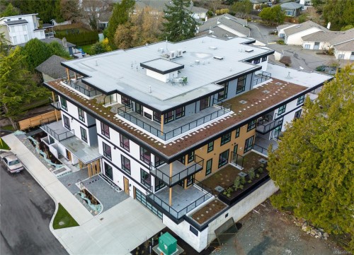 #205-990 Doumac Ave, Saanich, BC - Outdoor With Deck Patio Veranda With Exterior