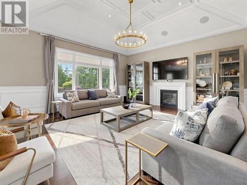 115 Carmichael Crescent, King, ON - Indoor Photo Showing Living Room With Fireplace