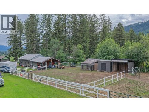 Rear Tack Room on detached Garage - 272 Lumby Mabel Lake Road, Lumby, BC 