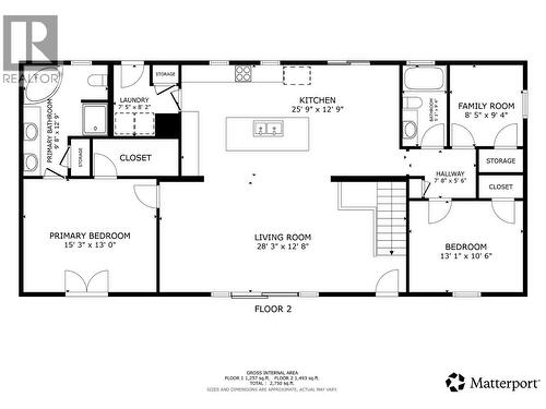 Main Floor Plan - 272 Lumby Mabel Lake Road, Lumby, BC 