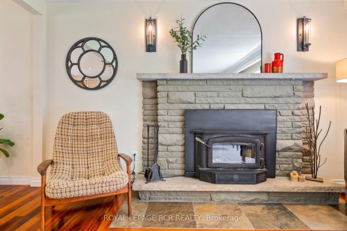 426079 25 Side Road, Mono, ON - Indoor Photo Showing Living Room With Fireplace