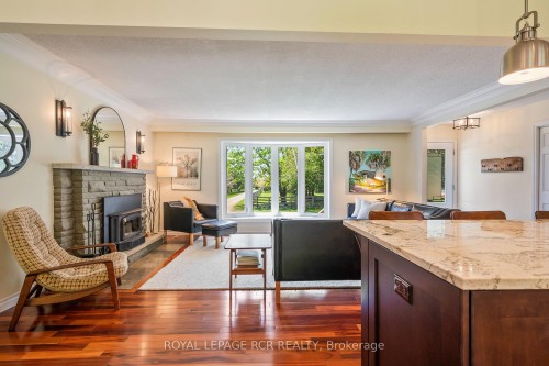 426079 25 Side Road, Mono, ON - Indoor Photo Showing Living Room With Fireplace