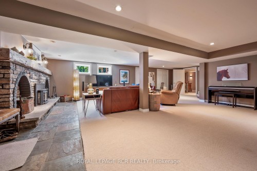 426079 25 Side Road, Mono, ON - Indoor With Fireplace