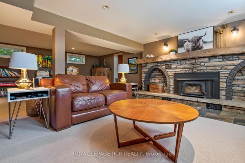 426079 25 Side Road, Mono, ON - Indoor Photo Showing Living Room With Fireplace
