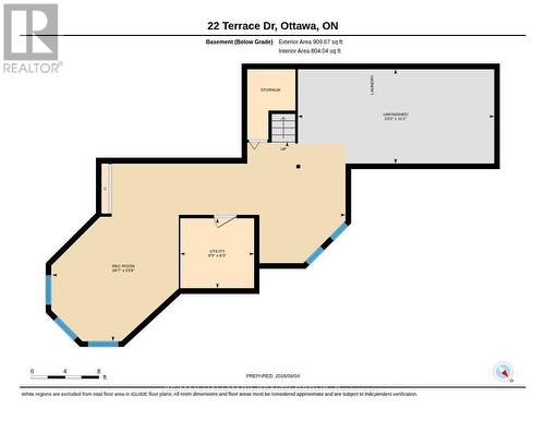 Basement - 22 Terrace Drive, Ottawa, ON 