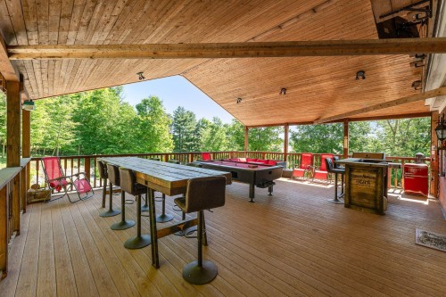 Patio - 975 Rg St-Henri, Saint-Armand, QC - Outdoor With Deck Patio Veranda With Exterior