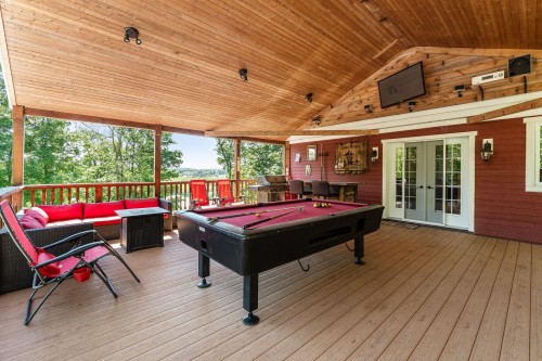 Patio - 975 Rg St-Henri, Saint-Armand, QC - Outdoor With Deck Patio Veranda With Exterior