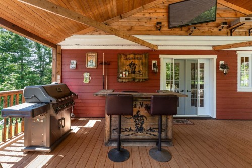 Patio - 975 Rg St-Henri, Saint-Armand, QC - Outdoor With Deck Patio Veranda With Exterior