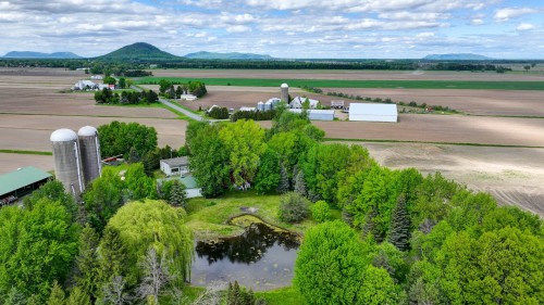 Photo aérienne - 474 Rg Double, Mont-Saint-Grégoire, QC - Outdoor With View