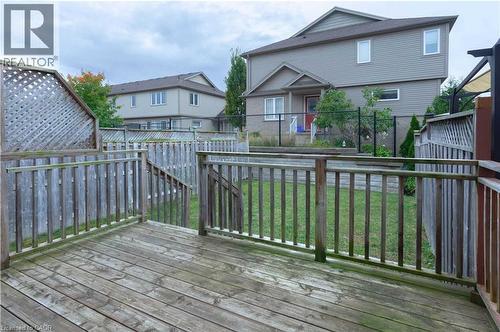 523 Windflower Crescent, Kitchener, ON - Outdoor With Deck Patio Veranda With Exterior