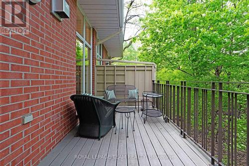 DECK OFF MAIN FLOOR LIVING ROOM - 13 Oak Park Private, Ottawa, ON - Outdoor With Deck Patio Veranda With Exterior