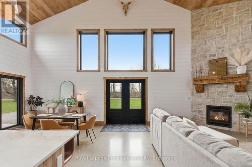 375 Ventress Road, Cramahe, ON - Indoor With Fireplace