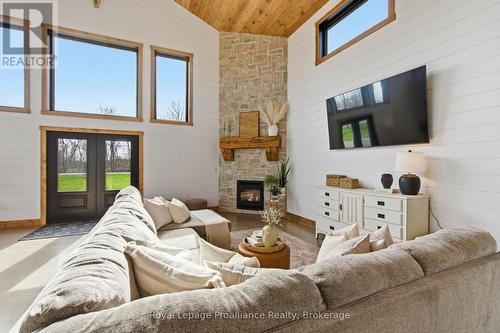 375 Ventress Road, Cramahe, ON - Indoor Photo Showing Living Room With Fireplace