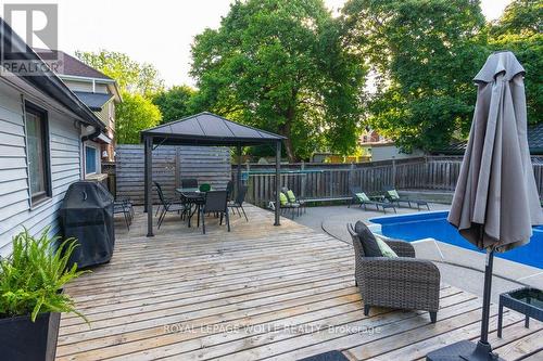44 Krug Street, Kitchener, ON - Outdoor With In Ground Pool With Deck Patio Veranda