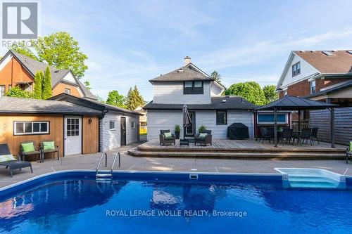 44 Krug Street, Kitchener, ON - Outdoor With In Ground Pool With Deck Patio Veranda