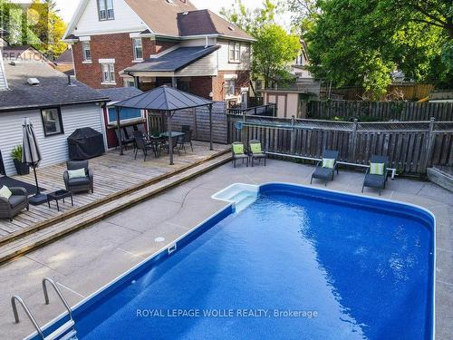 44 Krug Street, Kitchener, ON - Outdoor With In Ground Pool With Backyard