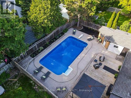 44 Krug Street, Kitchener, ON - Outdoor With In Ground Pool With Deck Patio Veranda