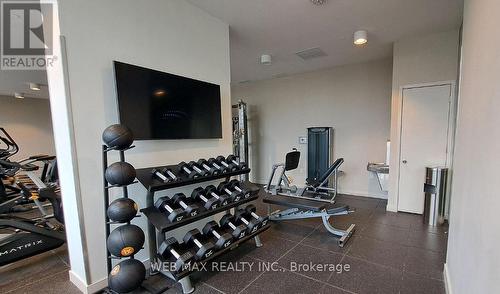 911 - 10 Deerlick Court, Toronto, ON - Indoor Photo Showing Gym Room