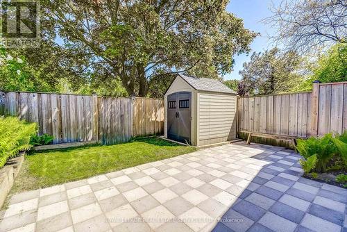 Tranqui side yard shaded by mature trees - 351 Strathcona Drive, Burlington, ON - Outdoor