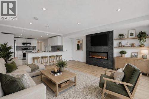 Virtually staged suite area - 1315 Dehart Road, Kelowna, BC 