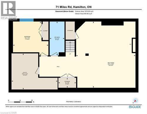 Floor plan - 71 Miles Road, Hamilton, ON 