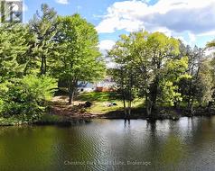 View of the lakehouse and lot from the lake - 
