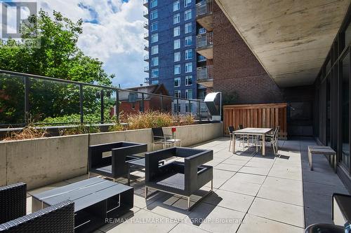 Common area terrace - 1104 - 224 Lyon Street N, Ottawa, ON 