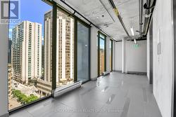Beautiful city view as you step off the elevator. - 