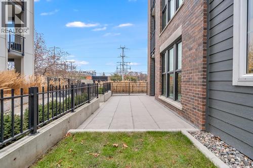 Large patio and green space! - 1800 Richter Street Unit# 115, Kelowna, BC 