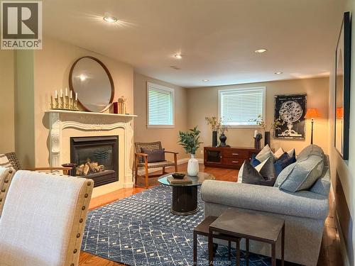 1950 Randolph, Windsor, ON - Indoor Photo Showing Living Room With Fireplace