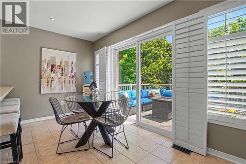 Walkout to expansive deck - 5372 Cachet Crescent, Burlington, ON 