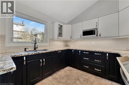 52 Beckett Drive, Brantford, ON - Indoor Photo Showing Kitchen With Double Sink