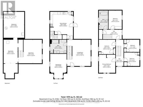 Floorplans (home): Buyer to verify measurements - 7499 Bank Street, Ottawa, ON 