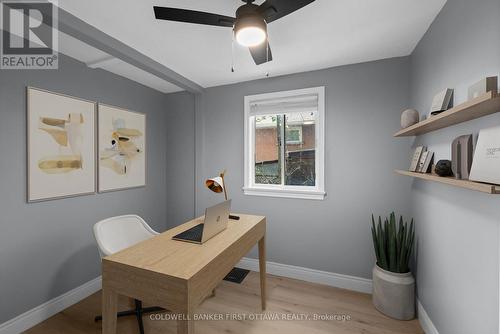 Bedroom/office (virtually staged). - 1246 Kitchener Avenue, Ottawa, ON 